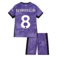 Liverpool Szoboszlai Dominik #8 Replika babykläder Tredjeställ Barn 2023-24 Kortärmad (+ korta byxor)